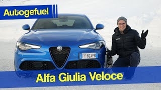 2020 Alfa Romeo Giulia Veloce Q4 AWD REVIEW with Facelift changes  Autogefuel [upl. by Hanah]