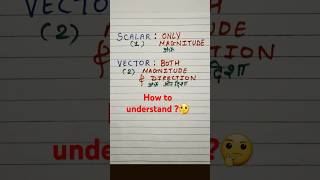 Scalar and vector part 1  Class 11 Physics [upl. by Maupin]