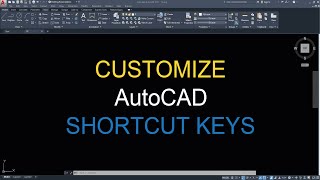 AutoCAD Shortcut Key Customization [upl. by Jorrie]