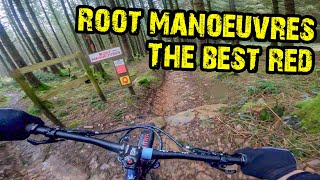 Root Manoeuvres Bike Park Wales  Full run [upl. by Enicnarf602]