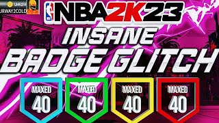 NEW NBA 2K23 INSTANT BADGE GLITCH NEXT GEN BADGE GLITCH 2K23 NBA 2K23 GLITCH [upl. by Cathleen475]