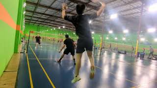 Badminton XD DanielJanet vs Cedric Howard Bintang Milpitas 07032024 [upl. by Petronilla]