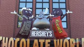 Hersheys Chocolate World  An overview from Hershey Pennsylvania [upl. by Atiz]