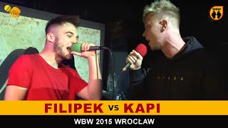 Filipek 🆚 Kapi 🎤 WBW 2015 Wrocław freestyle rap battle [upl. by Dukey]