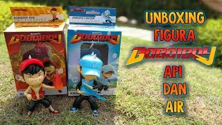 PERTARUNGAN SENGIT Unboxing FIGURA Boboiboy API dan AIR [upl. by Asille]