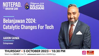 Belanjawan 2024 Building catalytic solutions for tech [upl. by Sedinoel]