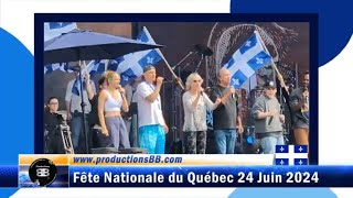 Fête Nationale du Québec au Parc Maisonneuve de Montréal [upl. by Ahseka]