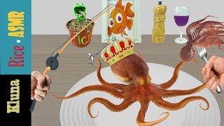 Kluna Tik Incredible Octopus  Kluna Tik Style Dinner 41  ASMR eating sounds no talk [upl. by Yllus]