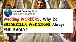 Wedding WORKERS Why Do BRIDEZILLA WEDDINGS Always END BADLY [upl. by Rosie]