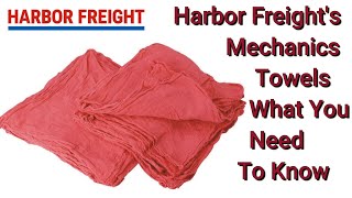 Harbor Freights Mechanic Towels Rags Reviewed  What You Need To Know [upl. by Vinay]