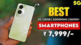 TOP 5 BEST PHONE UNDER 8000 in 2024  best processor phone under 8000 [upl. by Cosma]