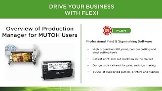 Overview of FlexiSIGN amp PRINT Production Manager for MUTOH ValueJet and ValueCut Users [upl. by Joye]