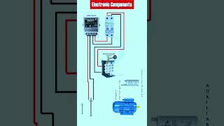 Single Phase Motor Reverse Forward Wiring Connection shots [upl. by Nyrb]