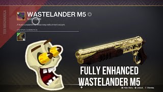 Fully Crafted Wastelander M5 compared to non crafted Both 55 God rolls [upl. by Burnard]