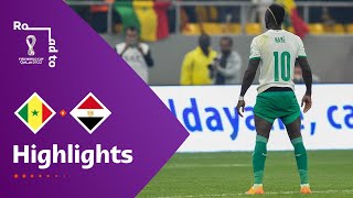 Senegal v Egypt  FIFA World Cup Qatar 2022 Qualifier  Match Highlights [upl. by Ruth]