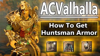 Assassins Creed Valhalla  How To Get Huntsman Armor Set Quick amp Easy Guide [upl. by Sybila]