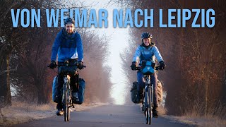 Radtour mit Wildcampen im Winter  ZuckerBahnradweg [upl. by Duffie347]