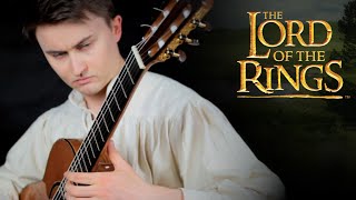 The Lord of the Rings  Concerning Hobbits Shire  Classical Guitar [upl. by Atenahs64]