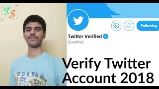 How to verify on Twitter 2018 [upl. by Blum]