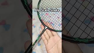 Alp Scale Snake Badminton Racket badmintonshorts [upl. by Magree]