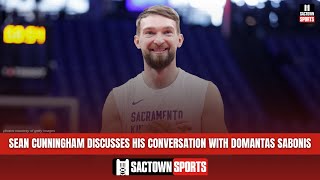 Sean Cunningham discusses his conversation with Domantas Sabonis [upl. by Efrem]