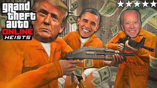 US Presidents DOMINATE the Entire Heist Series in GTA 5 😱 [upl. by Selig681]