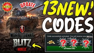 HURRY UP World Of Tanks Blitz Codes  New WOT Blitz Code 2024  World Of Tanks Bonus Code [upl. by Sirehc974]