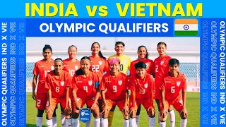 India vs Vietnam  AFC Womens Olympic Qualifying Tournament  LIVE [upl. by Persse]