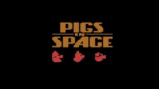 Pigs in Space Atari 2600 Gameplay [upl. by Nimoynib]