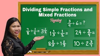 Dividing Simple Fractions and Mixed Fractions [upl. by Ethbun851]