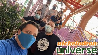 Nickelodeon Universe NJ  Indoor Coasting During A Pandemic [upl. by Terrie484]