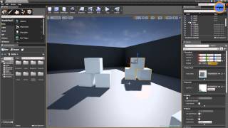 Unreal Engine 4  Basics Blueprint Demo Editor Layout platzieren amp kopieren  Deutsch German [upl. by Lazes]