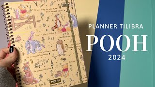 Planner Pooh 2024 Tilibra  O planner mais fofo pro seu ano [upl. by Jabez]