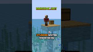 Einen einsamen Fischer getroffen der noch ganz neu ist minecraft shorts [upl. by Hosea718]