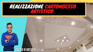 COME REALIZZARE UNA DECORAZIONE IN CARTONGESSO [upl. by Odrareg375]