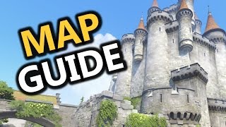 Overwatch NEW Map Eichenwalde GuideWalkthrough Live Commentary [upl. by Aicilif442]