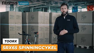 Præsentation af TOORX SRX65 Spinningcykel [upl. by Zealand855]