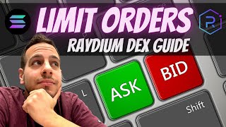 DEFI Limit Orders On Raydium Dex  Complete Tutorial [upl. by Onyx]