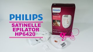 PHILIPS Satinelle Epilator HP6420 Philips Indonesia [upl. by Odnuges]