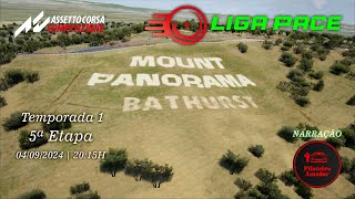 1º CAMPEONATO LIGA PACE BRASIL  RACE 5 ETAPA DE MOUNT PANORAMA [upl. by Melvina]