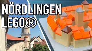 Historic Bavarian town of Nördlingen recreated from LEGO® bricks [upl. by Akerehs]