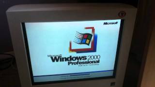 Windows 2000 startup [upl. by Vladamar]