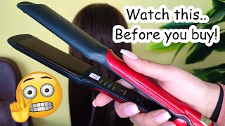 Kemei hair straightener unboxing and reviewhow to use hair straightenerSajal Malik [upl. by Lennard925]