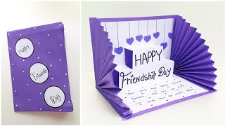 Happy Friendship Day Greeting Card Making • How To Make Friendship Day Card • Card For Bestfriends [upl. by Ailito]