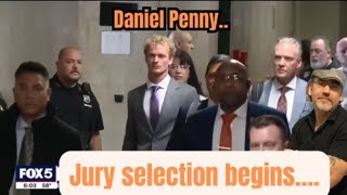 The jury selection is taking place in Daniel Penny case [upl. by Olga452]