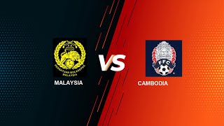 LIVE  Malaysia vs Cambodia  U22 Merlion Cup 2023 [upl. by Ardnalak]