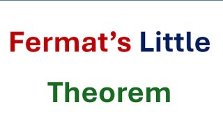 Proof of Fermats little theorem [upl. by Mohorva505]