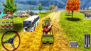 Indian Tractor Farming Adventures  Android Gameplay in Stunning 3D [upl. by Leihcey727]