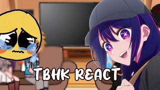 SOME TBHK char react to yashiro as Ai hoshinoTBHKOSHI NO KOGACHAAUreaction video [upl. by Yarg]