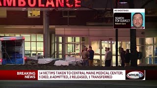 Eight shooting victims remain hospitalized at Central Maine Medical Center [upl. by Sonya]